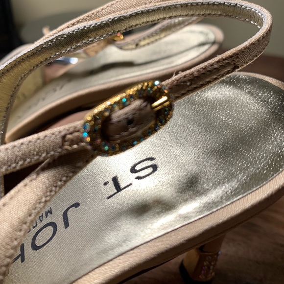 ST John made in Italy, beige sling back shoes. Size 6 - Picture 4 of 7